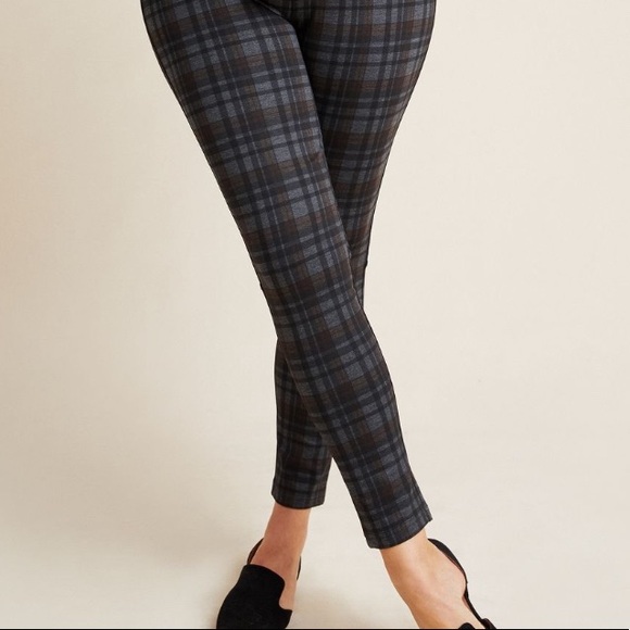 Anthropologie Pants - 2XL Anthropologie Santcuary plaid skinny pant